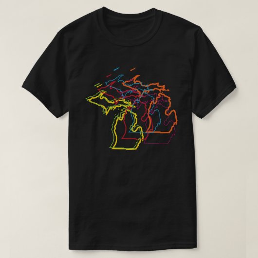 michigan pride blur T-Shirt (Design vorne)