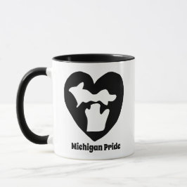 Michigan Pride Herz Tasse
