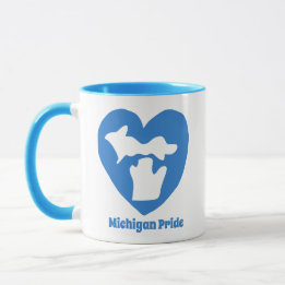 Michigan Pride Herz Tasse