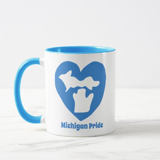 Michigan Pride Herz Tasse (Links)