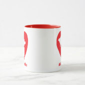 Michigan Pride Herz Tasse (Zentrum)