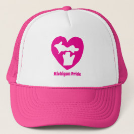 Michigan Pride Herz Truckerkappe