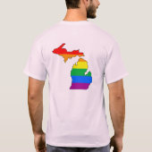 MICHIGAN PRIDE -.png T-Shirt (Rückseite)