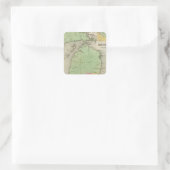 Michigan Quadratischer Aufkleber (Tasche)