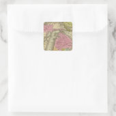 Michigan Quadratischer Aufkleber (Tasche)