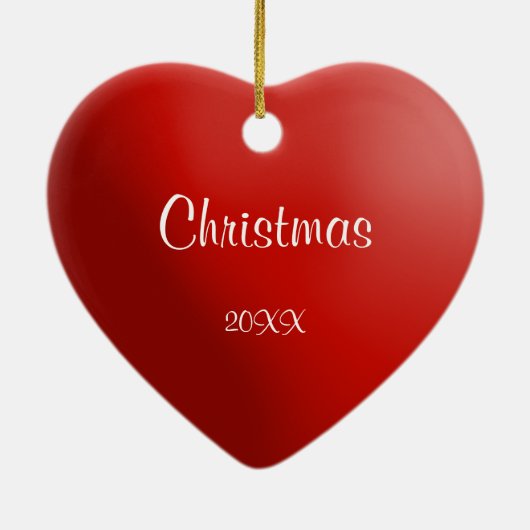 Michigan Red Heart Keepake Ornament (Hinten)