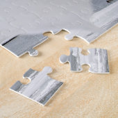 Michigan Red Lighthouse im Winter Puzzle (Seite)