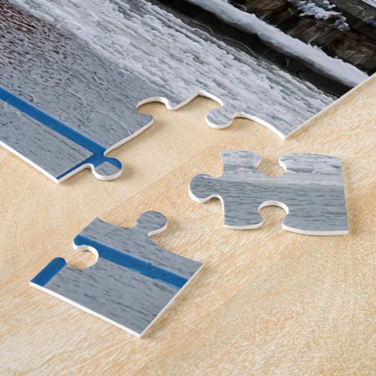 Michigan Red Lighthouse mit Swans Puzzle (Seite)