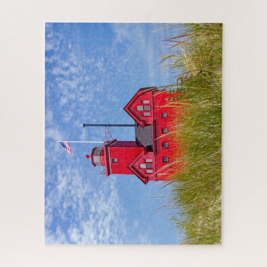 Michigan Red Lighthouse Puzzle (Vertikal)