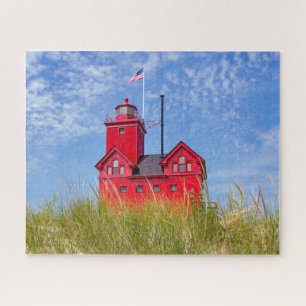 Michigan Red Lighthouse Puzzle