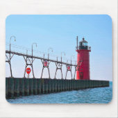 Michigan Red South Haven Lighthouse Mousepad (Vorne)