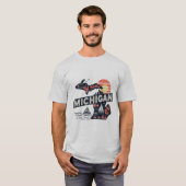 Michigan Retro Silhouette T-Shirt (Vorne ganz)