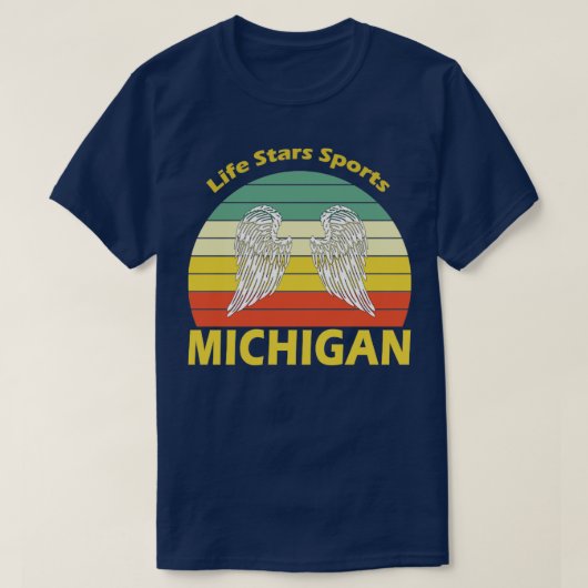 Michigan Retro T-Shirt (Design vorne)