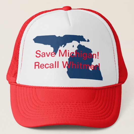 Michigan! Rett es! Truckerkappe (Vorderseite)