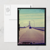 Michigan Road Reise Postkarte (Vorne/Hinten)