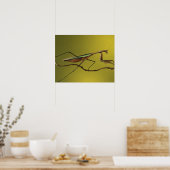 Michigan, Rochester Hills. Beten von Mantis Poster (Küche)