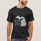 Michigan - Rocks Petoskey Stone T-Shirt (Vorderseite)