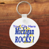 Michigan Rocks ! Schlüsselanhänger (Vorderseite)