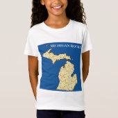 MICHIGAN ROCKS! T-Shirt (Vorderseite)