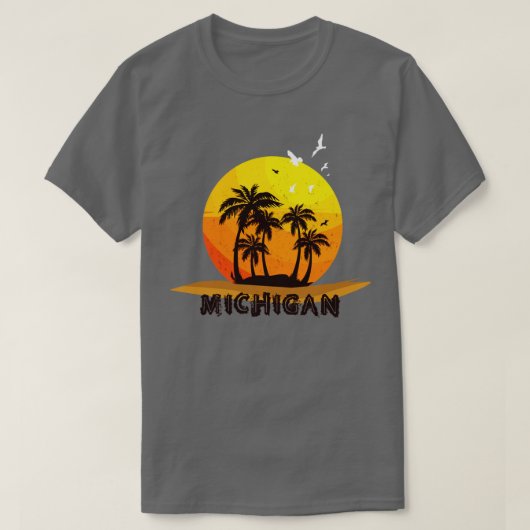 Michigan Romance und Glück T-Shirt (Design vorne)