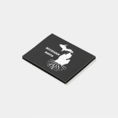 Michigan Roots Post-it Klebezettel (angewinkelt)