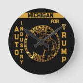 MICHIGAN RUNDE WANDUHR (Vorderseite)