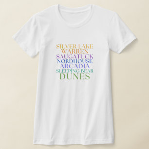 Michigan Sanddünen T-Shirt, Sleeping Bear Dunes T-Shirt