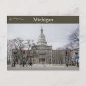 Michigan Sate Hauptstadt Lansing Michigan Postkarte (Vorderseite)