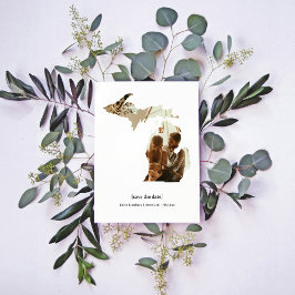 Michigan Save the Date Foto Card