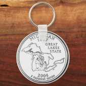 Michigan Schlüsselanhänger (Vorderseite)