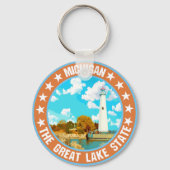 Michigan Schlüsselanhänger (Rückseite)