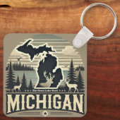 Michigan Schlüsselanhänger (Rückseite)