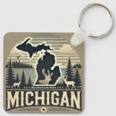 Michigan Schlüsselanhänger (Rückseite)