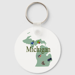 Michigan Schlüsselanhänger