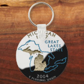 Michigan Schlüsselanhänger (Vorderseite)