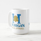 Michigan School Apparel Kaffeetasse (Vorderseite Links)