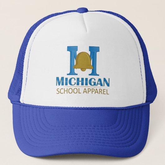Michigan School Apparel Truckerkappe (Vorderseite)
