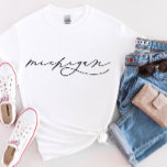 Michigan Script Staat FrauenT - Shirt<br><div class="desc">Jeden Tag fügen wir neue Designs hinzu!</div>