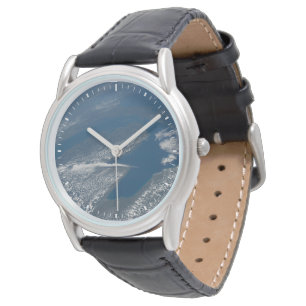 Michigan See, Huron See und Staat von Michigan. Armbanduhr