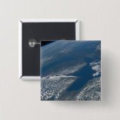 Michigan See, Huron See und Staat von Michigan. Button (Vorne & Hinten)