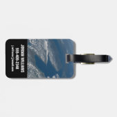 Michigan See, Huron See und Staat von Michigan. Gepäckanhänger (Rückseite horizontal)