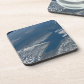 Michigan See, Huron See und Staat von Michigan. Getränkeuntersetzer (Linke Seite)