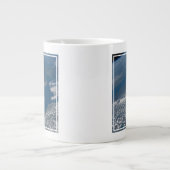 Michigan See, Huron See und Staat von Michigan. Jumbo-Tasse (Vorderseite)