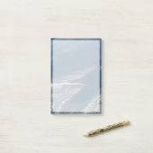 Michigan See, Huron See und Staat von Michigan. Post-it Klebezettel (Auf Schreibtisch)