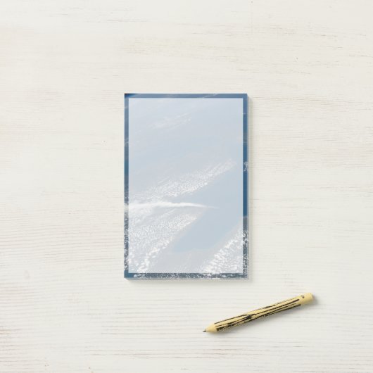 Michigan See, Huron See und Staat von Michigan. Post-it Klebezettel (Auf Schreibtisch)