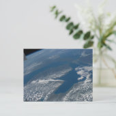 Michigan See, Huron See und Staat von Michigan. Postkarte (Stehend Vorderseite)