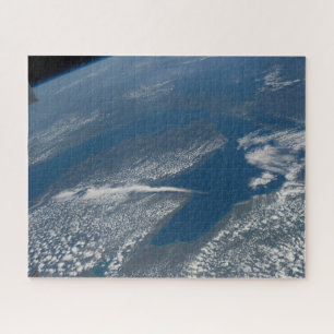 Michigan See, Huron See und Staat von Michigan. Puzzle