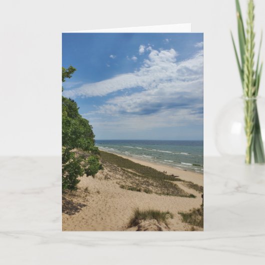 Michigan-See, Muskegon-Karte Karte (Vorderseite)