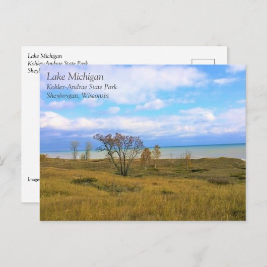 Michigan-See, Sheboygan, Wisconsin Postcard Postkarte (Vorne/Hinten)