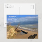 Michigan-See, Sheboygan, Wisconsin Postcard Postkarte (Vorne/Hinten)